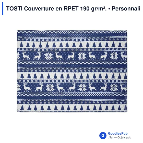 TOSTI Couverture en RPET 190 gr/m². - Image 8