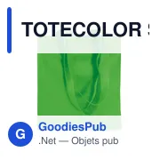 TOTECOLOR Sac de shopping - Miniature 1