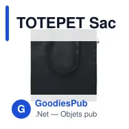 TOTEPET Sac shopping en RPET - Miniature 1