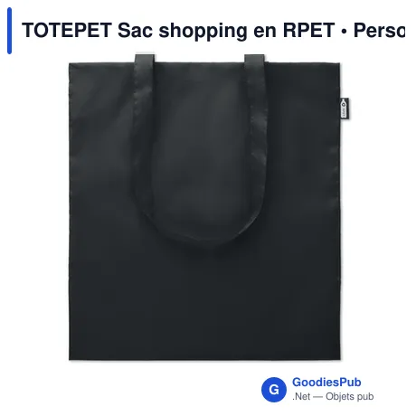TOTEPET Sac shopping en RPET