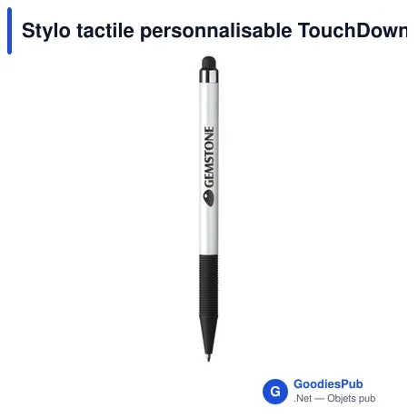 Stylo tactile personnalisable TouchDown avec logo