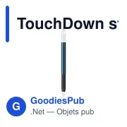 Stylo tactile personnalisable TouchDown avec logo - Miniature 5
