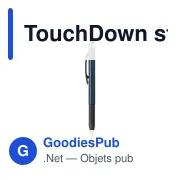 Stylo tactile personnalisable TouchDown avec logo - Miniature 6