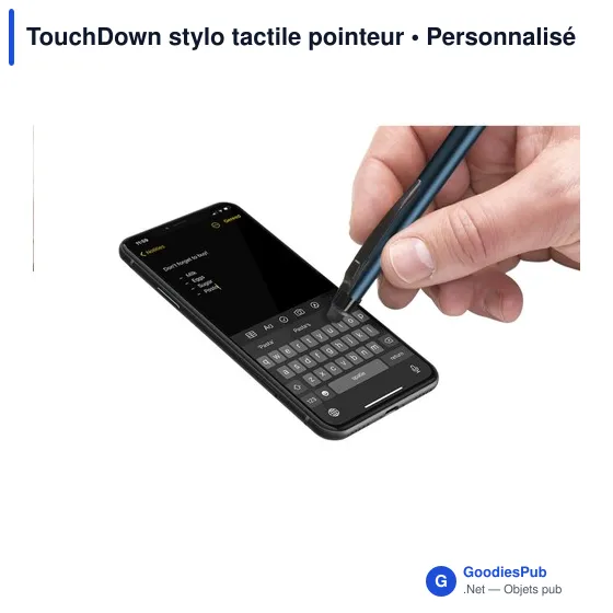 Stylo tactile personnalisable TouchDown avec logo - Image 7