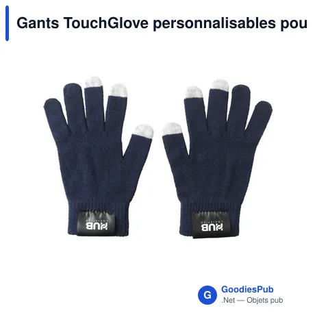 Gants TouchGlove personnalisables pour écran tactile avec logo