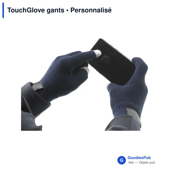 Gants TouchGlove personnalisables pour écran tactile avec logo - Image 2