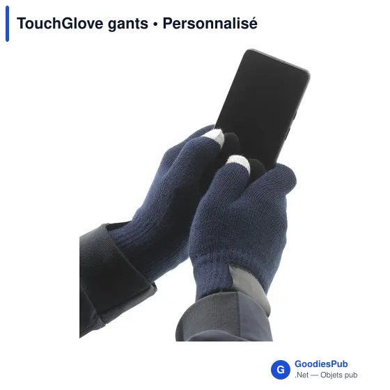 Gants TouchGlove personnalisables pour écran tactile avec logo - Image 3