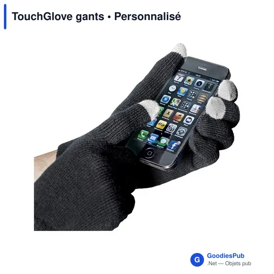 Gants TouchGlove personnalisables pour écran tactile avec logo - Image 4