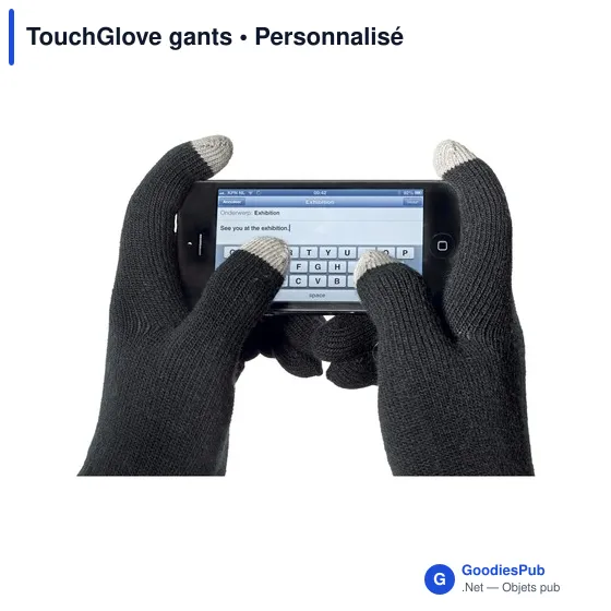Gants TouchGlove personnalisables pour écran tactile avec logo - Image 5