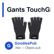 Gants TouchGlove personnalisables pour écran tactile avec logo - Miniature 6