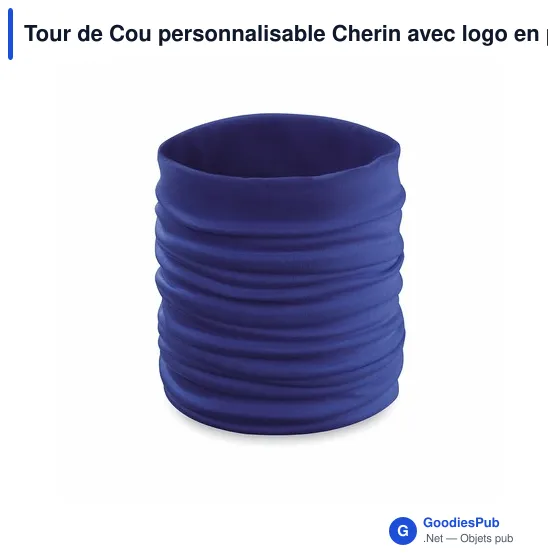 Tour de Cou personnalisable Cherin avec logo en polyester - Image 1