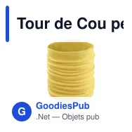 Tour de Cou personnalisable Cherin avec logo en polyester - Miniature 11