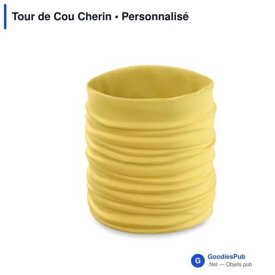 Tour de Cou personnalisable Cherin avec logo en polyester - Image 11