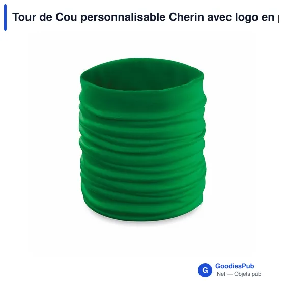 Tour de Cou personnalisable Cherin avec logo en polyester - Image 4