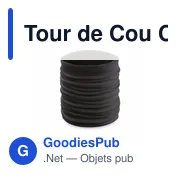 Tour de Cou personnalisable Cherin avec logo en polyester - Miniature 7