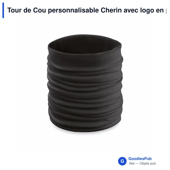 Tour de Cou personnalisable Cherin avec logo en polyester - Image 7