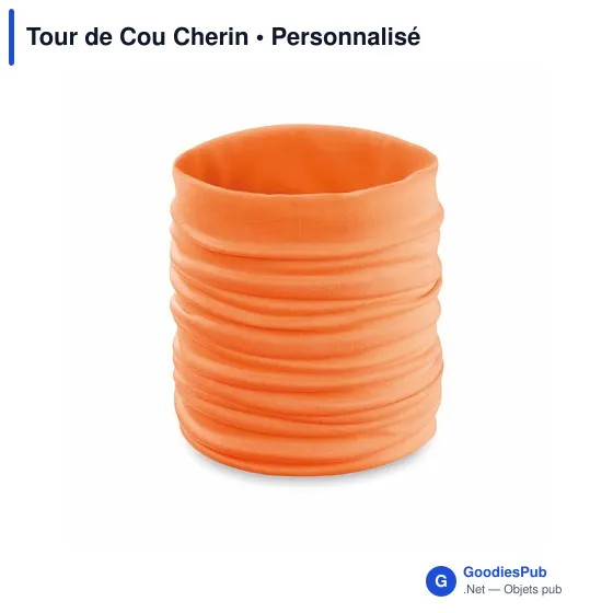 Tour de Cou personnalisable Cherin avec logo en polyester - Image 10