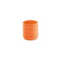 Variante orange - Tour de Cou personnalisable Cherin avec logo en polyester