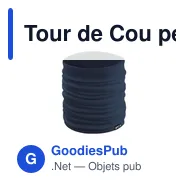 Tour de Cou personnalisable en PET recyclé - Suanixavec logo - Miniature 1