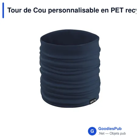 Tour de Cou personnalisable en PET recyclé - Suanixavec logo