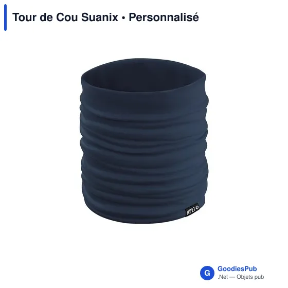 Tour de Cou personnalisable en PET recyclé - Suanixavec logo - Image 1