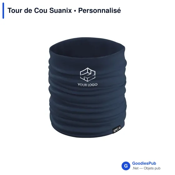 Tour de Cou personnalisable en PET recyclé - Suanixavec logo - Image 3