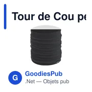 Tour de Cou personnalisable en PET recyclé - Suanixavec logo - Miniature 7