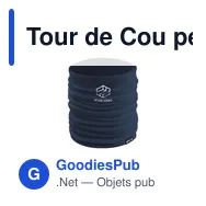 Tour de Cou personnalisable en PET recyclé - Suanixavec logo - Miniature 9