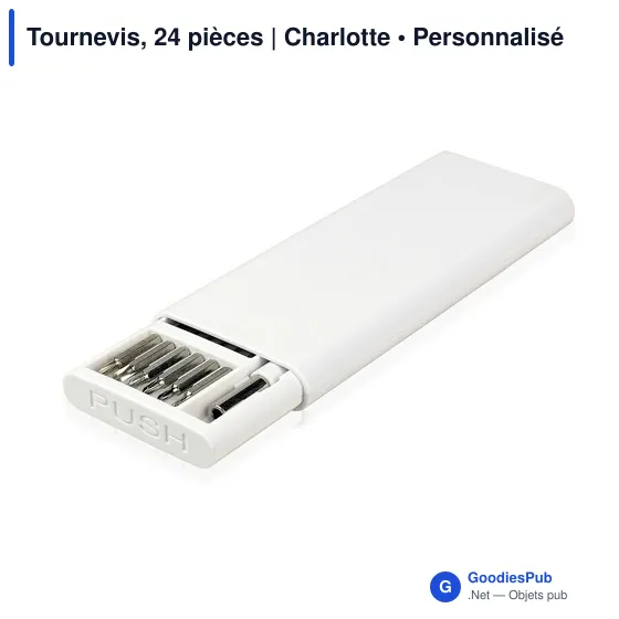 Tournevis, 24 pièces | Charlotte - Image 1