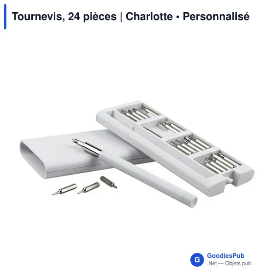 Tournevis, 24 pièces | Charlotte - Image 6