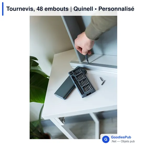 Tournevis personnalisable avec 48 embouts - Logo possible | Quinell - Image 8