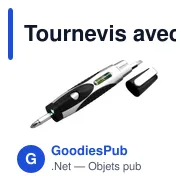 Tournevis avec niveau à bulle Edith - Miniature 2
