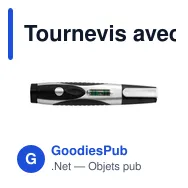 Tournevis avec niveau à bulle Edith - Miniature 3