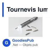 Tournevis lumineux Paquita - Miniature 4