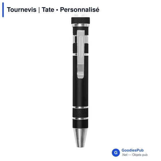 Tournevis personnalisable en aluminium avec logo - Tate - Image 1