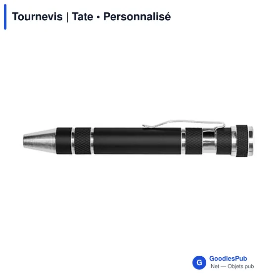 Tournevis personnalisable en aluminium avec logo - Tate - Image 2