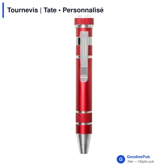Tournevis personnalisable en aluminium avec logo - Tate - Image 3