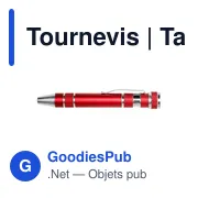 Tournevis personnalisable en aluminium avec logo - Tate - Miniature 5