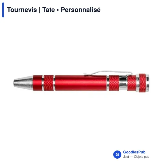 Tournevis personnalisable en aluminium avec logo - Tate - Image 5