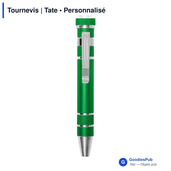 Tournevis personnalisable en aluminium avec logo - Tate - Image 6