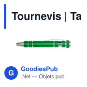 Tournevis personnalisable en aluminium avec logo - Tate - Miniature 8
