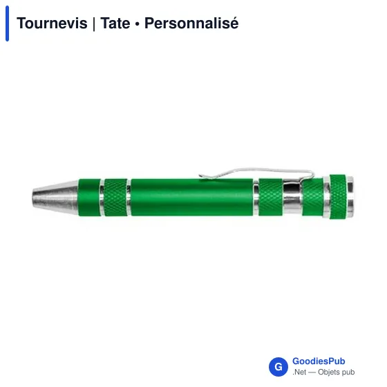Tournevis personnalisable en aluminium avec logo - Tate - Image 8