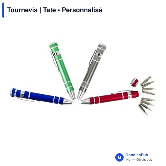 Tournevis personnalisable en aluminium avec logo - Tate - Image 10
