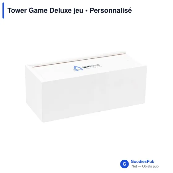 Jeu d'adresse personnalisable Tower Game Deluxe avec logo - Image 1
