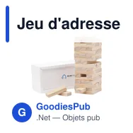 Jeu d'adresse personnalisable Tower Game Deluxe avec logo - Miniature 2