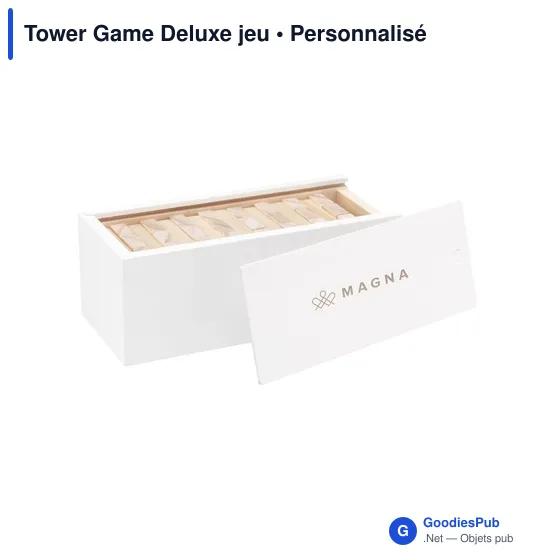 Jeu d'adresse personnalisable Tower Game Deluxe avec logo - Image 11