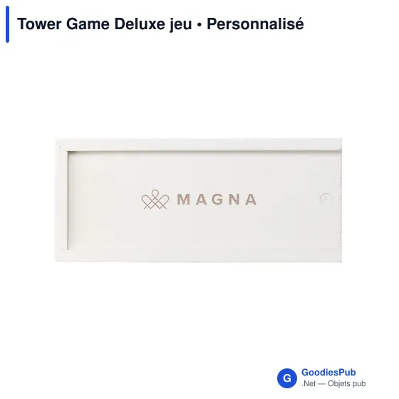 Jeu d'adresse personnalisable Tower Game Deluxe avec logo - Image 7