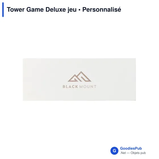 Jeu d'adresse personnalisable Tower Game Deluxe avec logo - Image 8