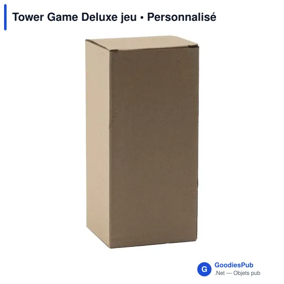 Jeu d'adresse personnalisable Tower Game Deluxe avec logo - Image 9