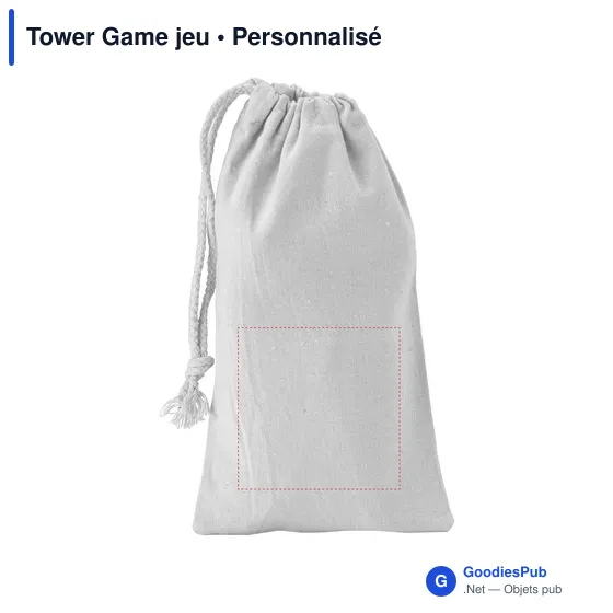 Jeu d'adresse personnalisable Tower Game avec logo - Image 5